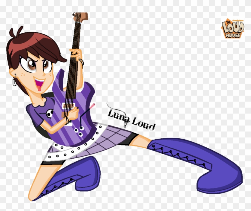 Luna Hit On Guitar By Ravenrebel56 - Anime Loud House Luna #947384