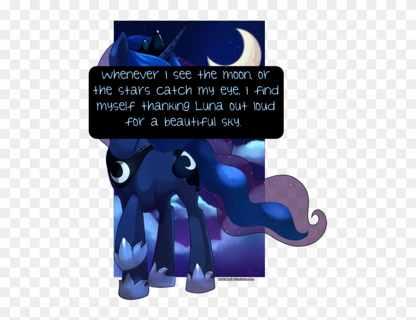 Whenever I See The Moon, Or The Stars Catch My Eye, - Princess Luna #947463