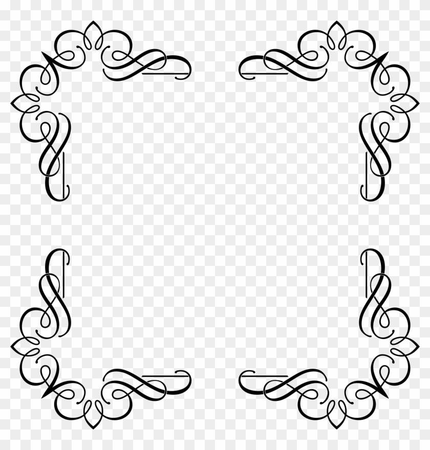 Big Image - Black Designs Png Frames Fancy #947467