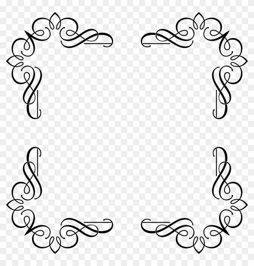 Big Image - Black Designs Png Frames Fancy #947467