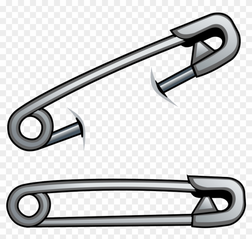 Push Pin Clipart Hostted - Safety Pin Clipart #947654