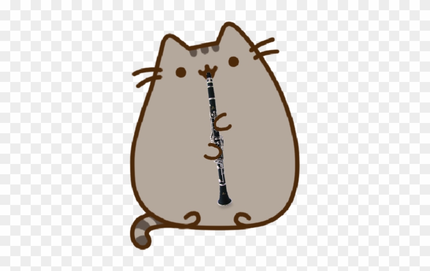 Pusheen Sticker Cat Facebook Clip Art - Pusheen Playing Guitar #947675