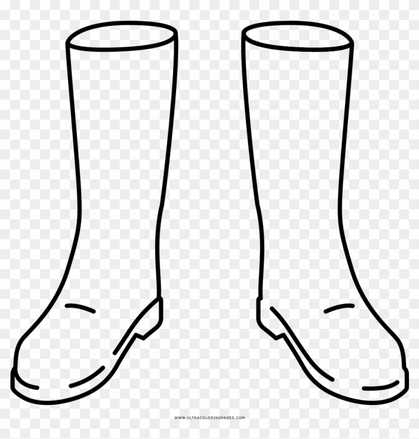 Boots Coloring Page - Stivali Disegno Da Colorare #947677