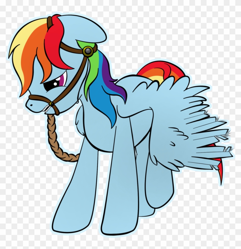 Zomgitsalaura, Bit, Bridle, Clipped Wings, Dashed Rainbow, - Cartoon #947680
