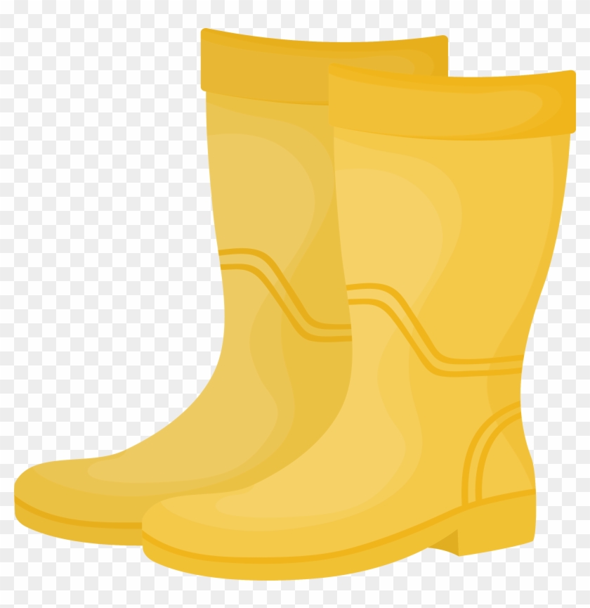 Yellow Wellington Boot - Free Clipart Rain Boots #947683