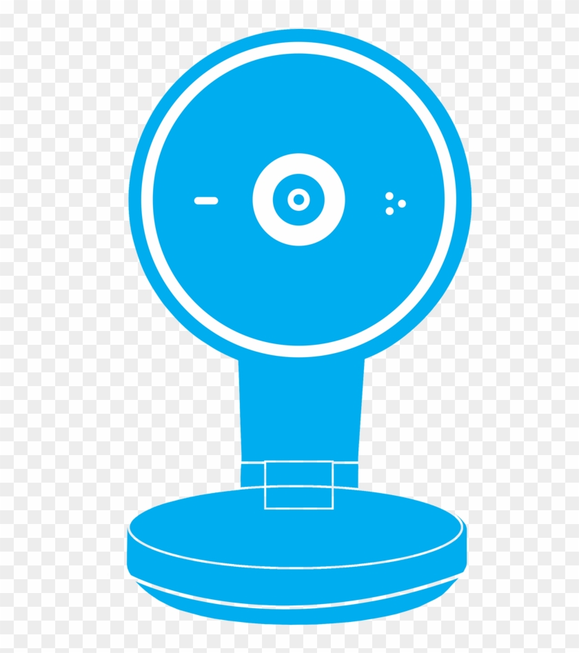 Wifi Ip Monitoring Camera Icon - Blue Ip Camera Icon #947747