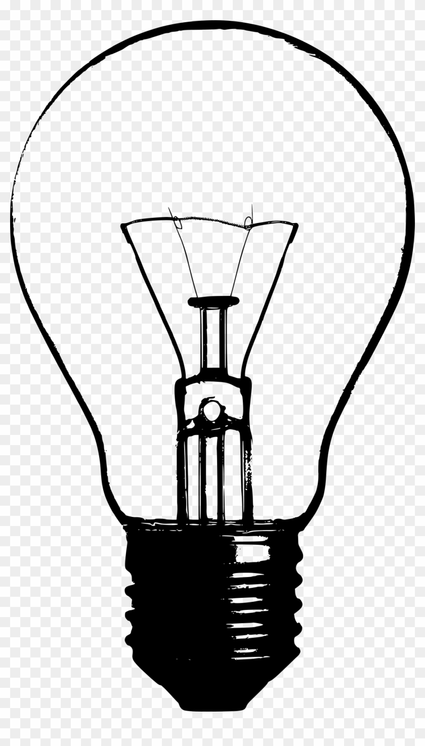 Light Bulb Clipart Pdf - Light Bulb Silhouette #947750