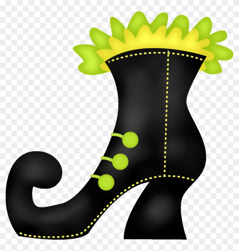 Witch Clipart Boot - Witch Boot Clip Art Png #947962