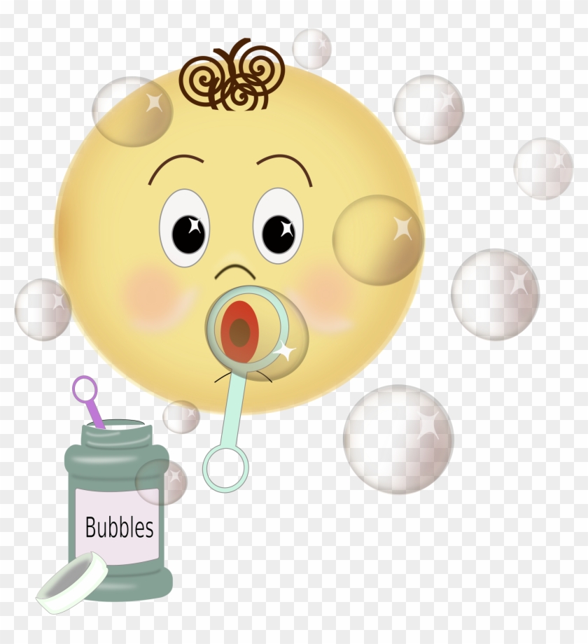 Clipart - Blowing Bubble Cartoon Gif #947969