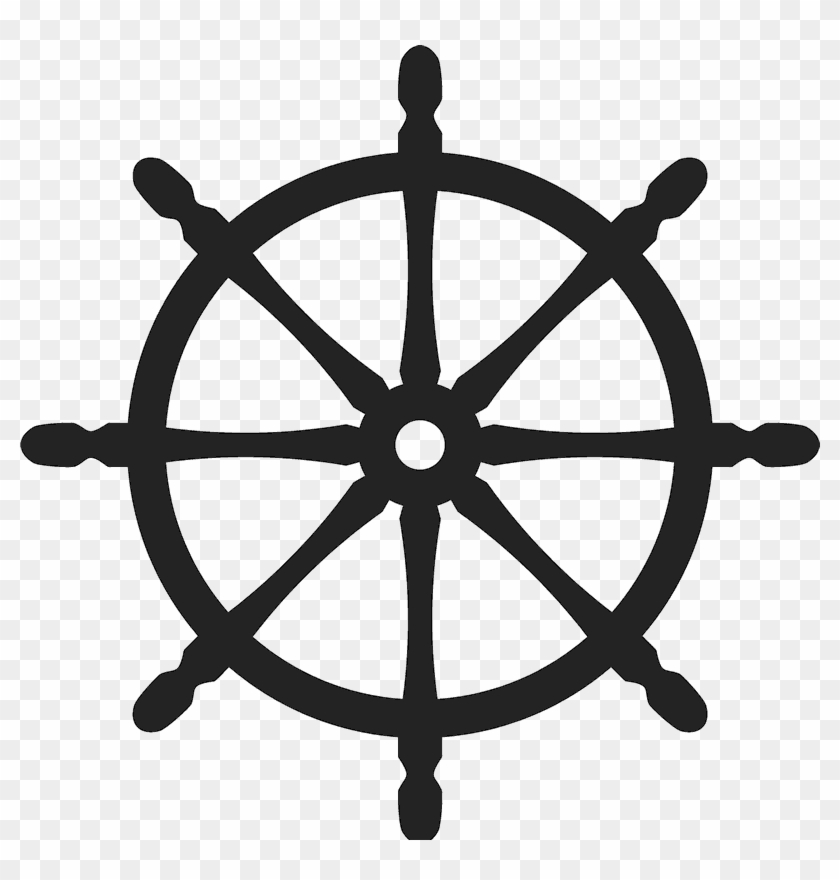 Ship Wheel Rubber Stamp - Ships Wheel #947995