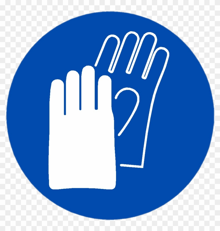 Personal Protective Equipment Sign Glove Safety Hand - Hand Protection Must Be Worn Safety Sign #948112