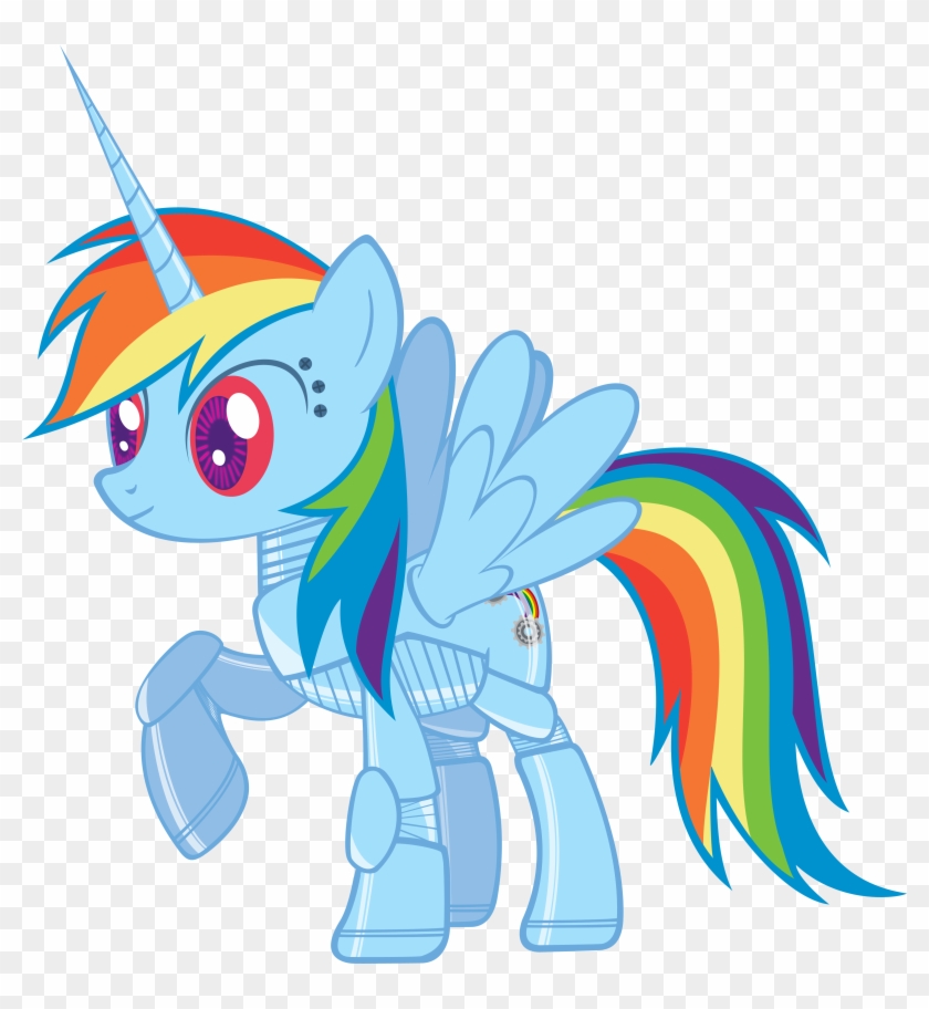 Rainbow Dash Robot Unicorn Attack Twilight Sparkle - Rainbow Dash #948130