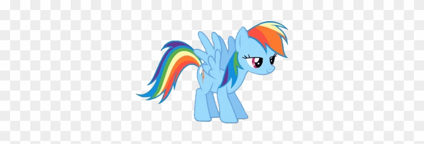 Awesome Rainbow Dash Cartoon My Little Pony Friendship - Mlp Rainbow Dash Trotting #948135