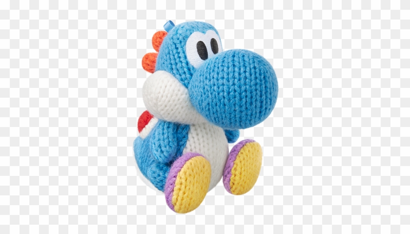 Nintendo Amiibo Figurine Yarn Yoshi Light Blue - Light Blue Yarn Yoshi #948157