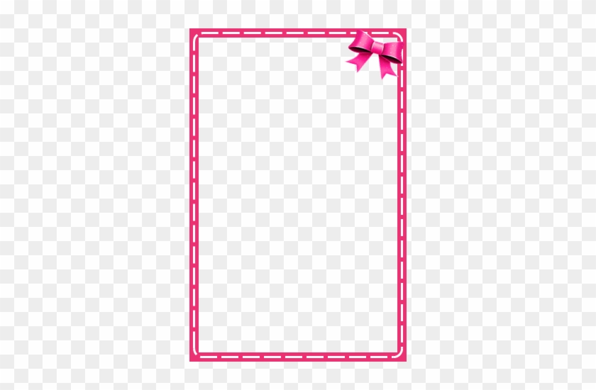 Pink Vintage Frames Png Pink Girly Frame By Thekarinaz - Girly Frame Png #948289