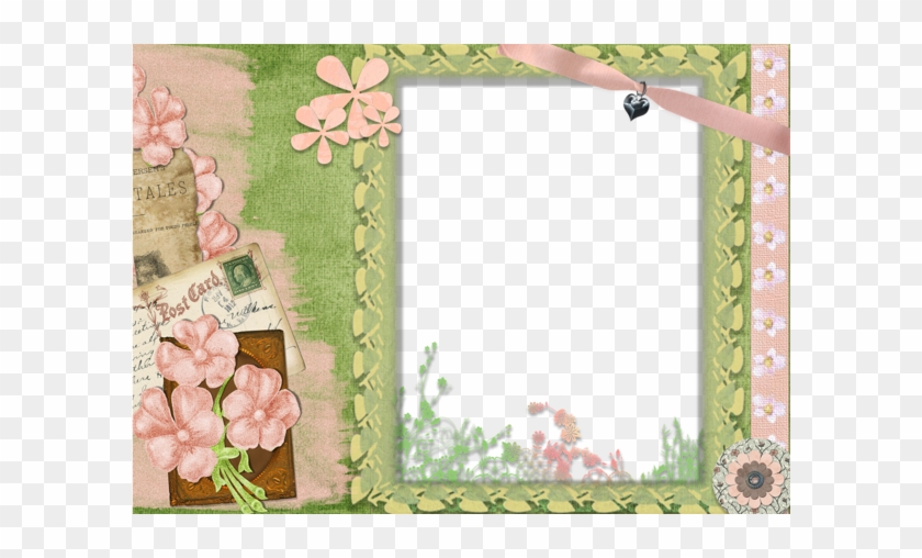 Cute Pink And Green Transparent Frame - Pink And Green Frames #948331