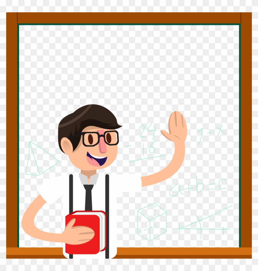 Teacher Mathematics Student - Vector Graphics #948376