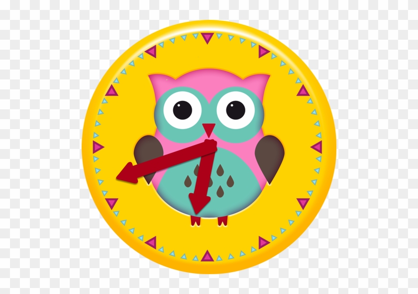 Cute Owl Clock Widget - นาฬิกา น่า รัก Png #948540