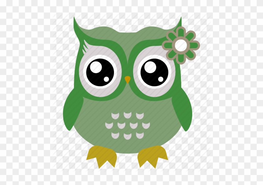 Cute Owl Flat Icons - Owl Icon #948543