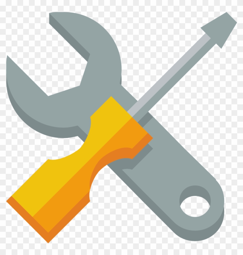 Sys, System, Tool, Tools, Work, Wrench Icon Image - Wrench And Screwdriver Vector #948557