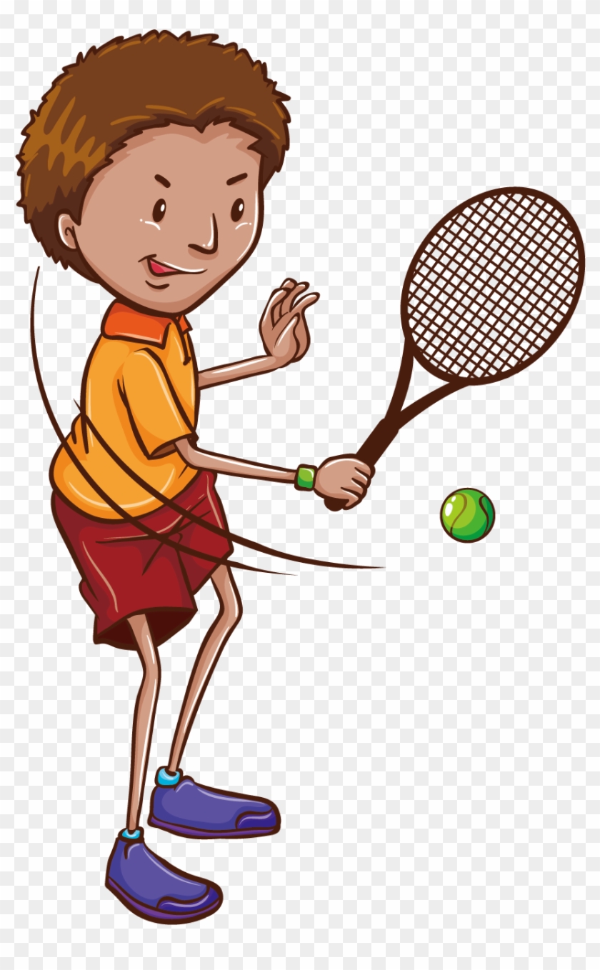 Tennis Player Drawing Illustration - Tennis #948660