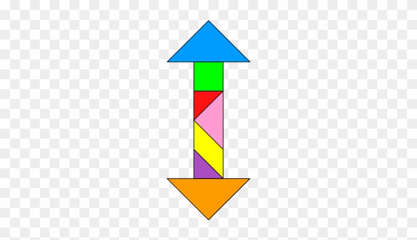 Tangram Double Arrow - 양방향 화살표 Png #948705