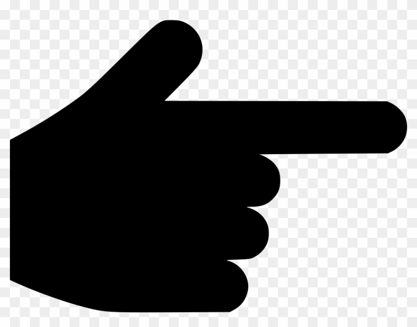 Index Finger Comments - Hand Pointing Icon Png #948716