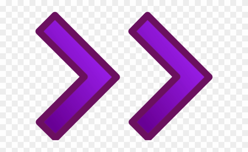 Green Double Arrow Clip Art - Lilac #948719
