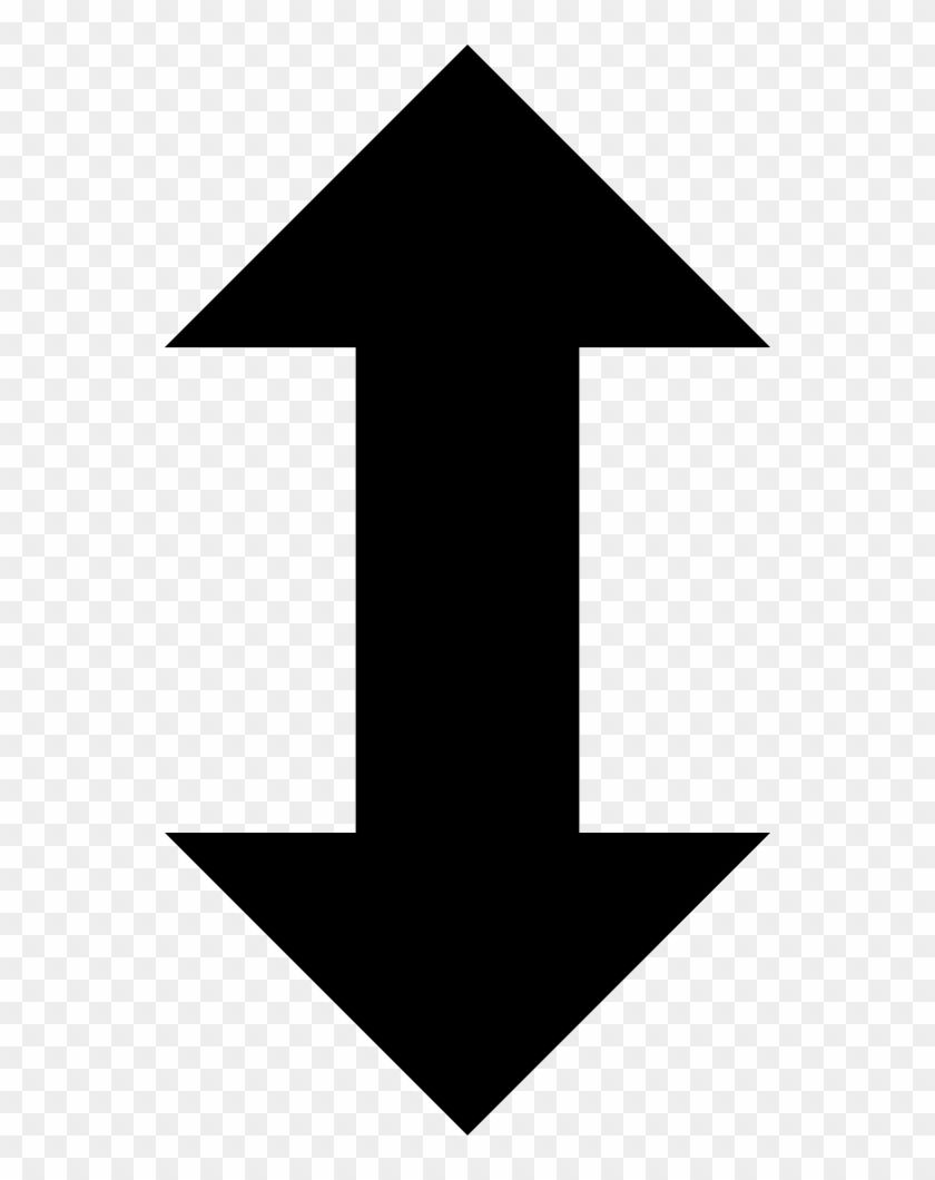 Arrow With Double Direction Comments - Vertical Coule Arrow Icon #948726