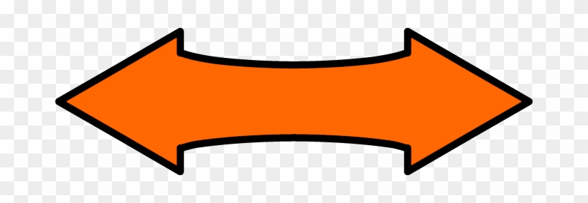 Vjbl Logo Icon- Orange Arrows Vjbl Logo - Graphic Double Sided Arrow #948727