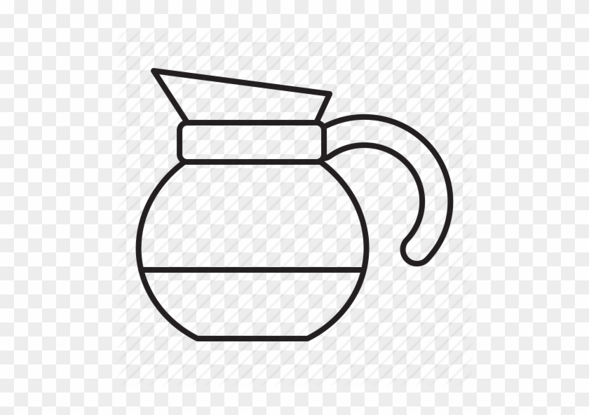 Brew, Brewing, Cafe, Coffee, Glass, Jar, Jug, Juice - Line Art #948758