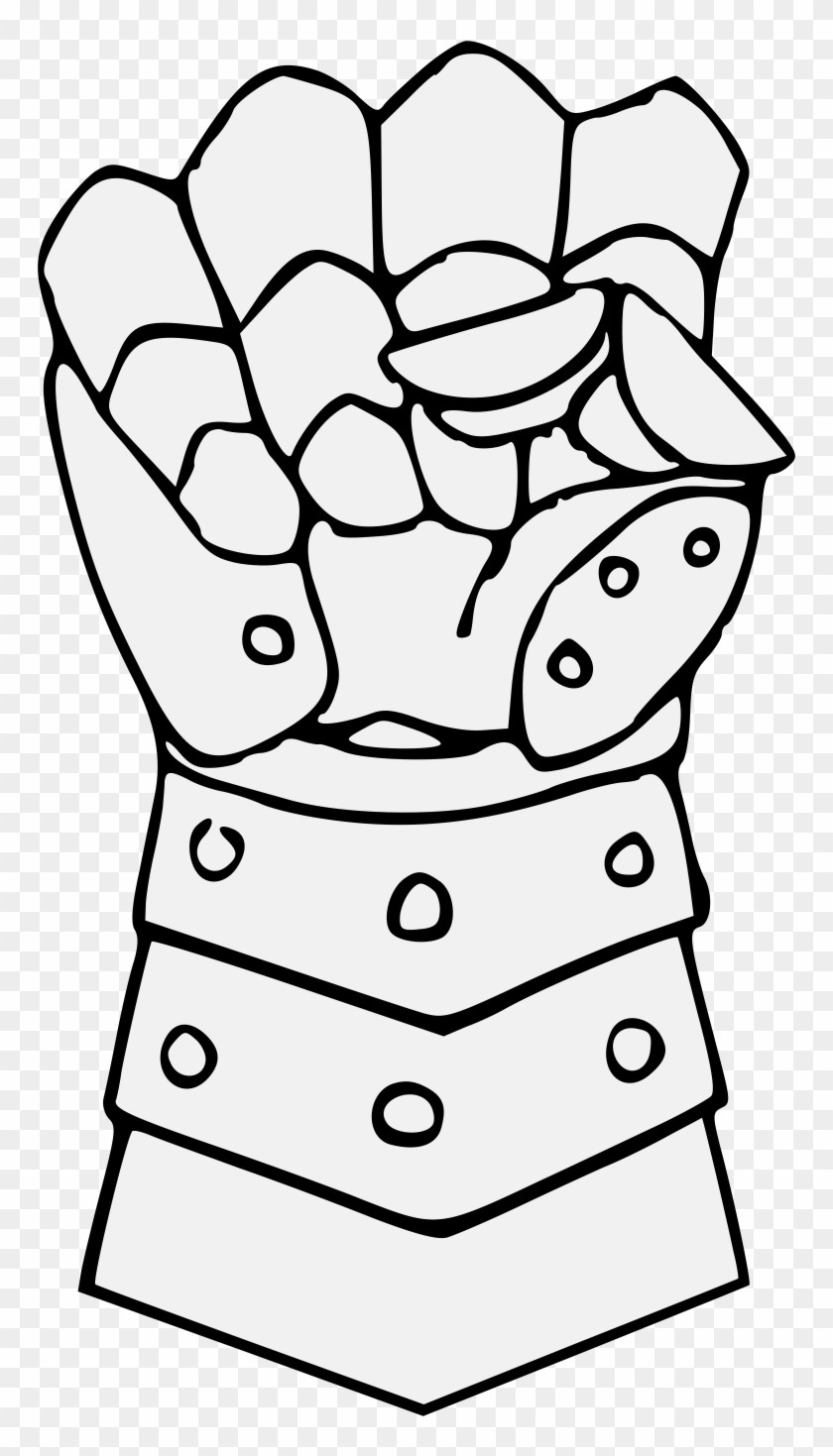 Clenched Gauntlet - Line Art #948866