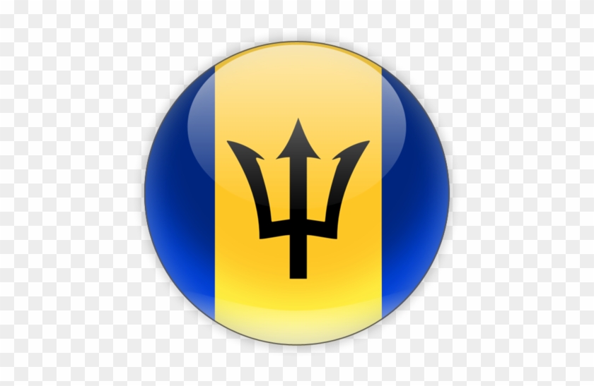 Illustration Of Flag Of Barbados - Outline Of Barbados Flag #948929
