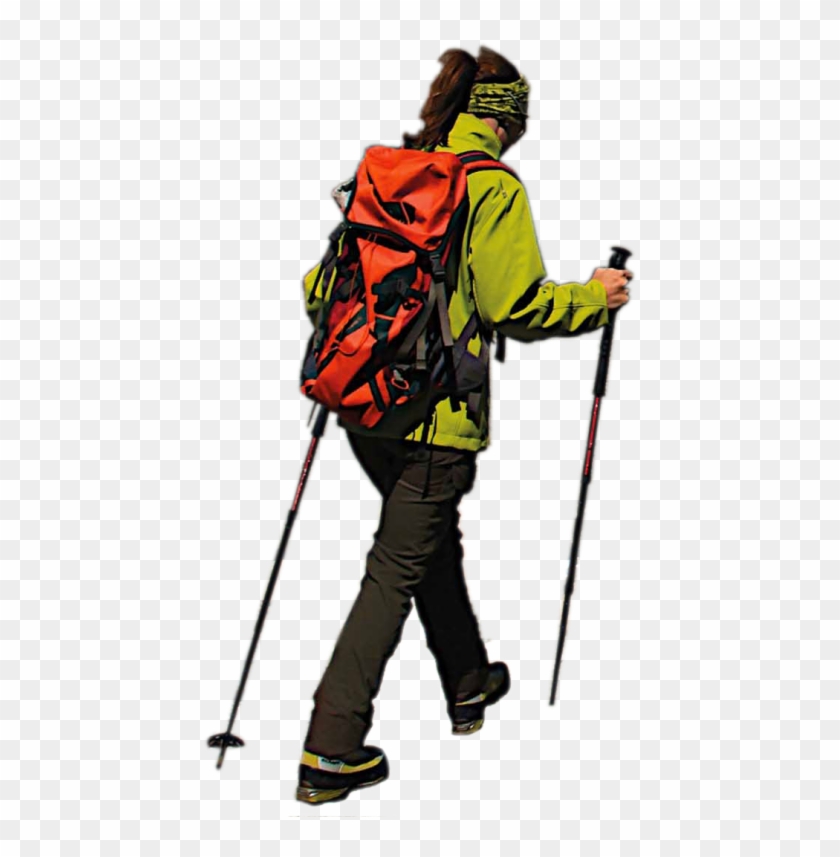 Bidezidor Kirol Pin Lead Sport - Hiking People Png #949026
