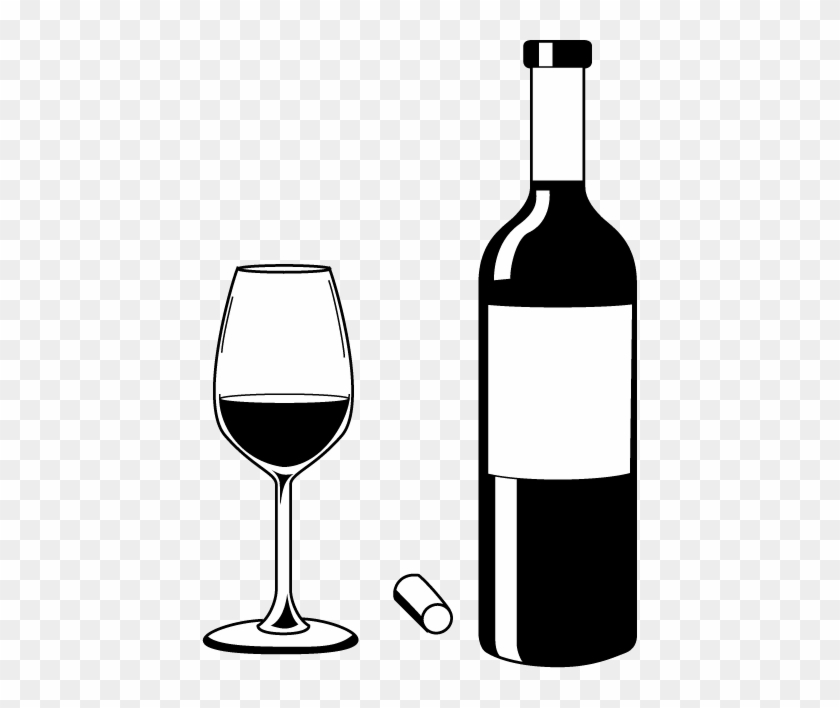 Wine Bottle Gallery For Clip - Wine Glass #949042