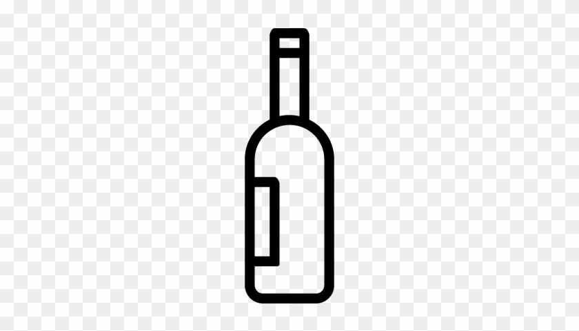 Wine Bottle Vector - Pegatinas Contenedores Reciclaje #949046