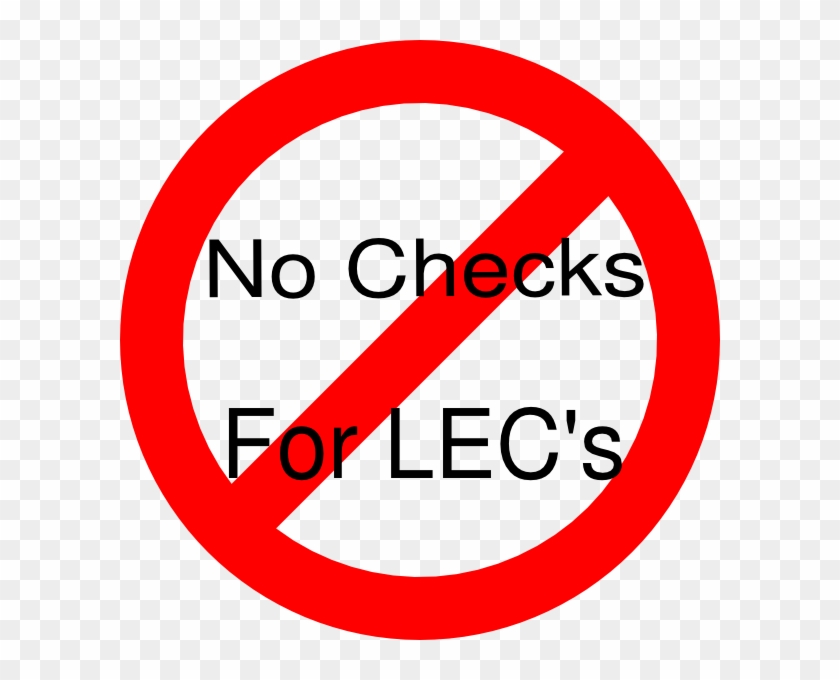 No Checks For Lecs Clip Art At Clker - Its Not My Job #949186