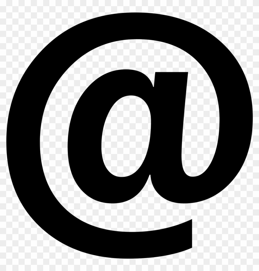 This Is The "at" Symbol For Email - Email Icon #949273