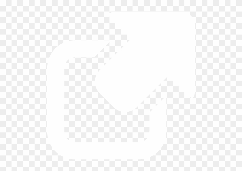 Hover Icon - Open Link Icon White #949296
