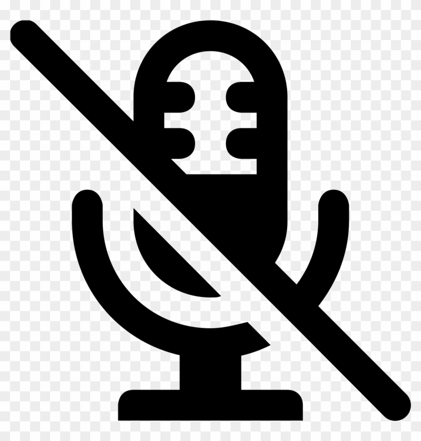 Mute Unmute Icon - No Microphone #949310