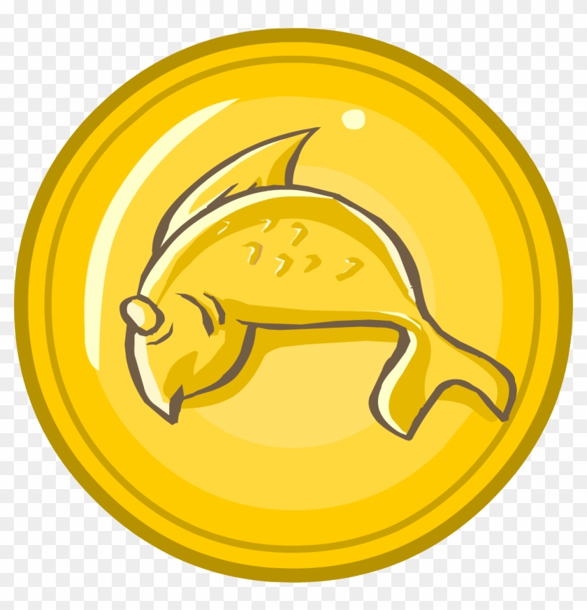 Club Penguin Gold Coin Clip Art - Coin Png #949361