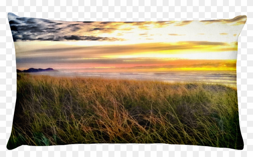Australian Beach Sunrise Bed Pillow - Cushion #949364