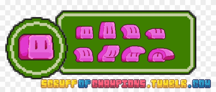 Slime Slap Animation Test Animation Of A Slime Cube - Slime Animation Pixel Art Gif #949553