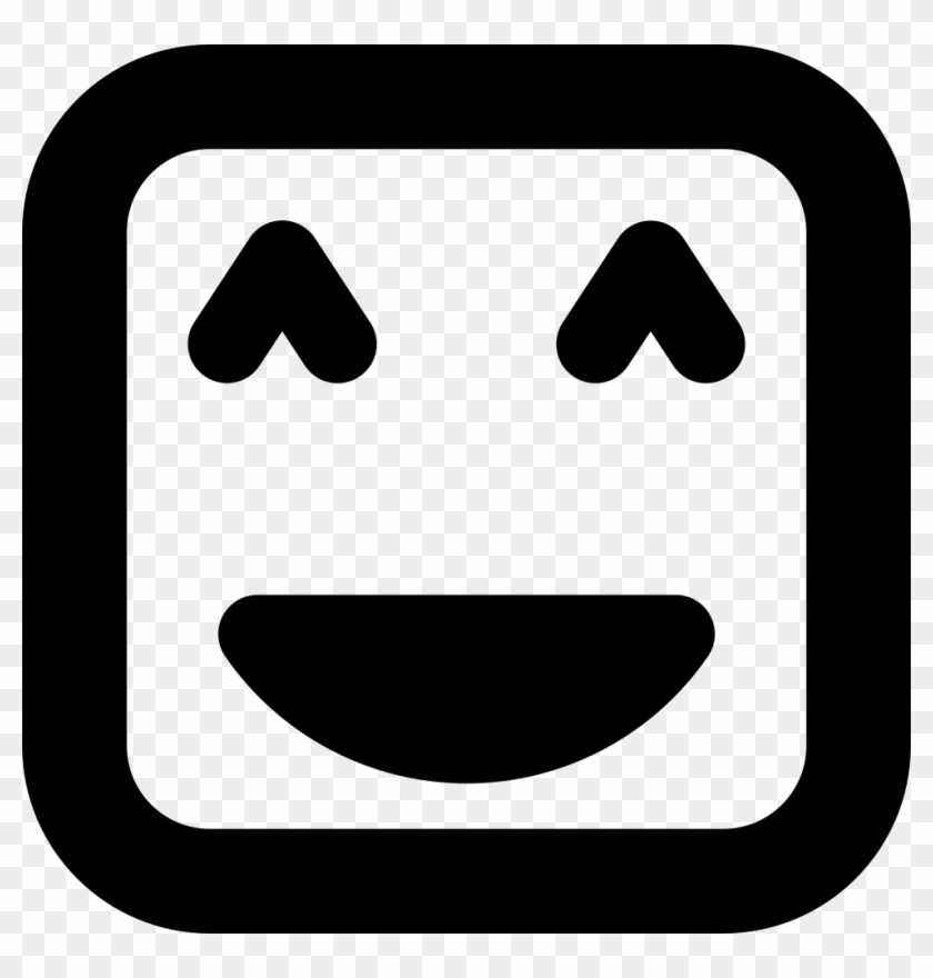 Smile Face Of Square Shape With Closed Happy Eyes Comments Smile - roblox faces like share comment