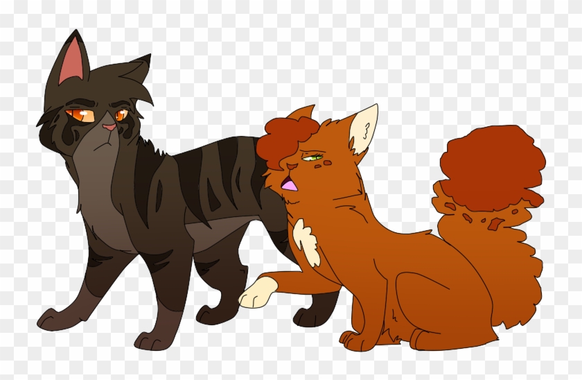 [warriors] Brambleclaw And Squirrelpaw By Xxthatepicdrawerxx - Digital Art #949599