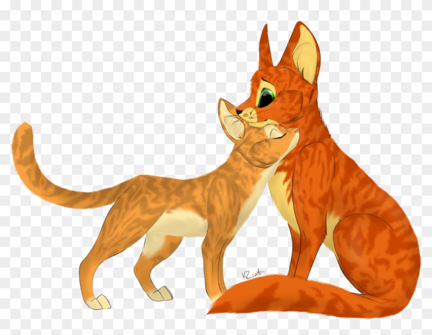 Cat - Warrior Cats Firestar And Sandstorm #949671