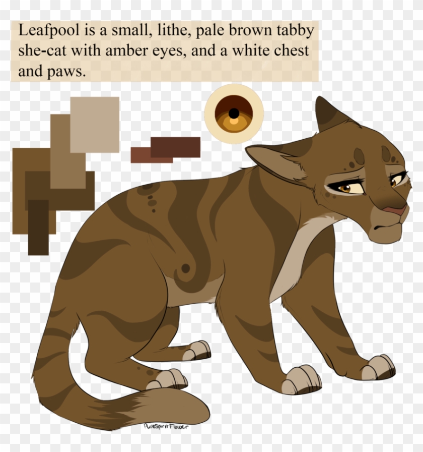 Leafpool By Purespiritflower Leafpool By Purespiritflower - Brown And White Warrior Cats Oc #949728