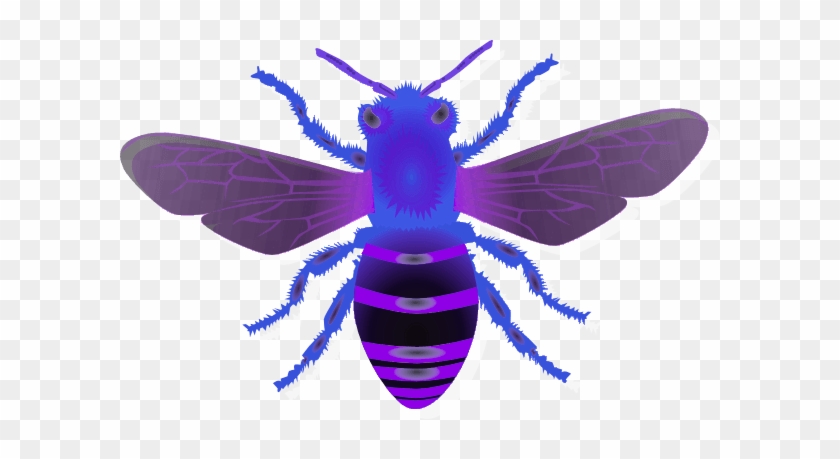 Bee Blue Purple - Soho Garden Dubai Logo #949782