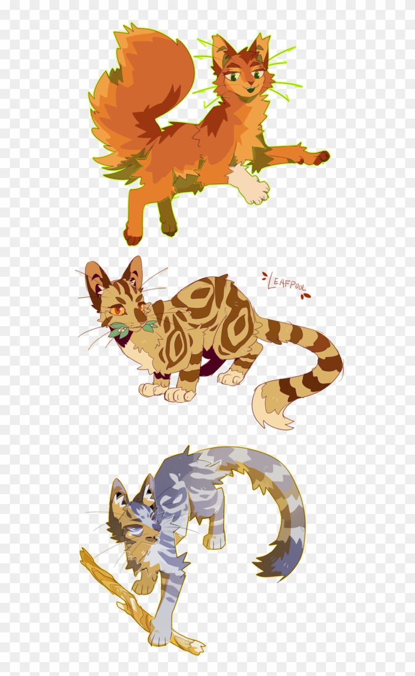 Squirrelflight Leafpool Jayfeather By Murkbone - Drawing #949812