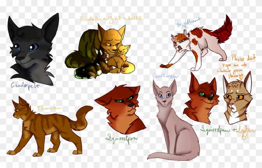 Warrior Cats Warriors Cinderpelt Brackenfur Leafpool - Swift Fox #949899